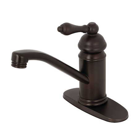Vintage Bathroom Faucet W/ Push Pop-Up, Oil Rubbed Bronze